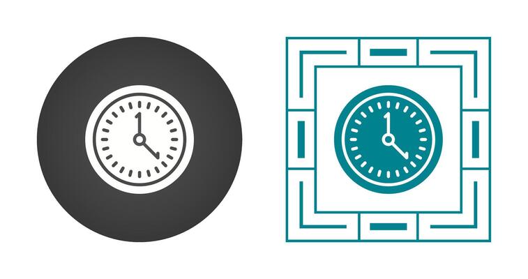 Clock Vector Icon
