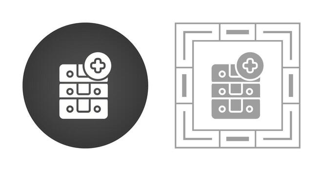 icono de vector de base de datos