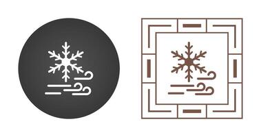 icono de vector de copo de nieve