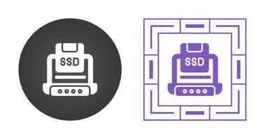 Solid State Drive Vector Icon