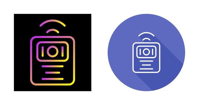 inalámbrico intercomunicador vector icono