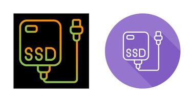 External SSD Vector Icon