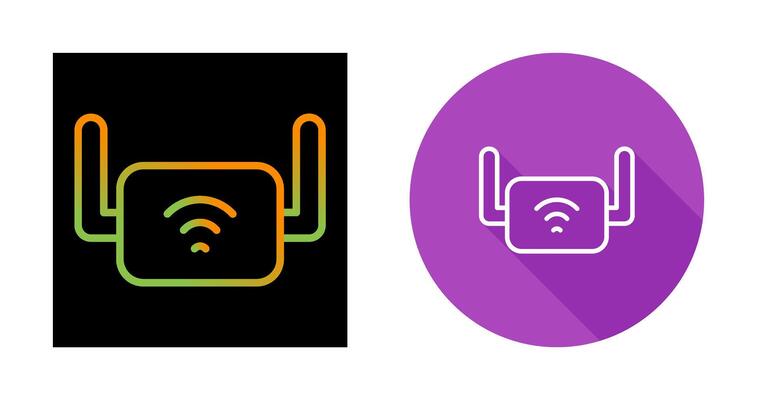 Wi-Fi Range Extender Vector Icon
