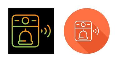 vídeo timbre de la puerta vector icono