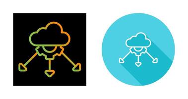 Network Load Balancing Vector Icon