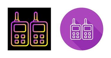 Two way Radio Vector Icon