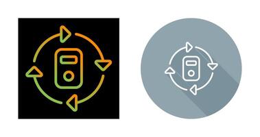 Data Center Cooling Vector Icon