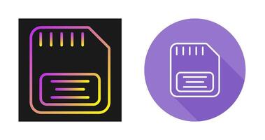 Memory Card Vector Icon