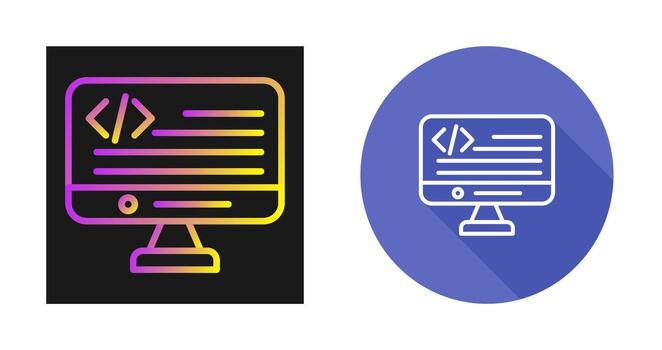 icono de vector de lenguaje de programación