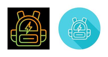 Smart Backpack Vector Icon