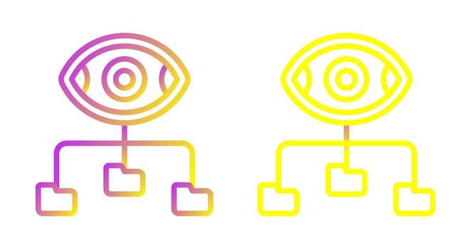 icono de vector de visualización de datos