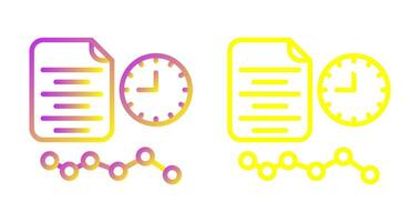 Time Series Analysis Vector Icon