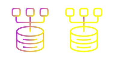 Data Modeling Vector Icon