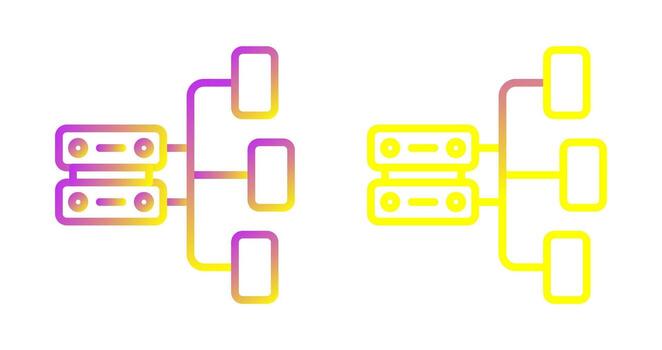 datos arquitectura vector icono