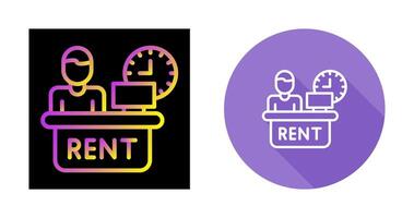 Rental Service Vector Icon