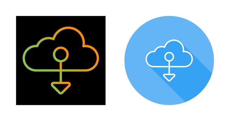 Cloud Native Vector Icon
