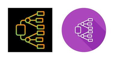 Network Diagram Vector Icon