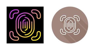 Fingerprint Scanner Vector Icon