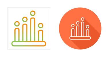 icono de vector de gráfico