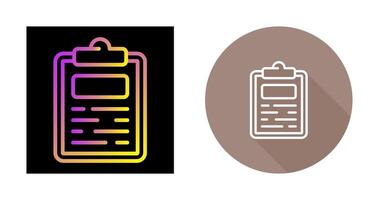 Clipboard Vector Icon