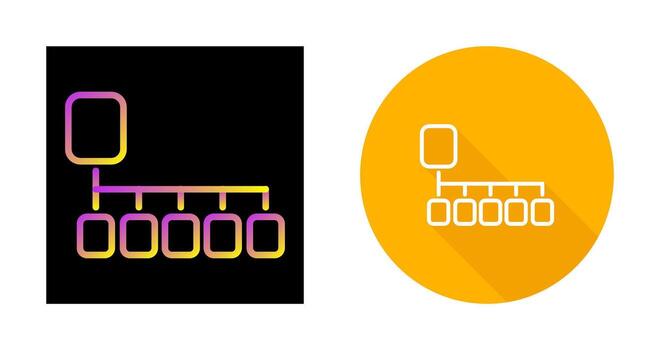Card Sorting Vector Icon