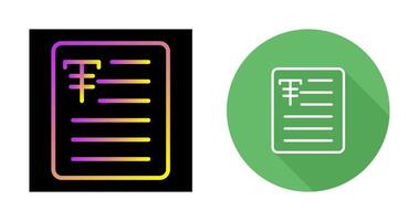 Document Strikethrough Vector Icon