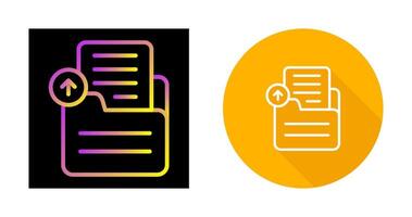 Document Upload Vector Icon