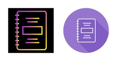Notebook Vector Icon