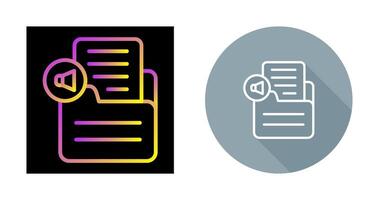 Document Insert Audio Vector Icon
