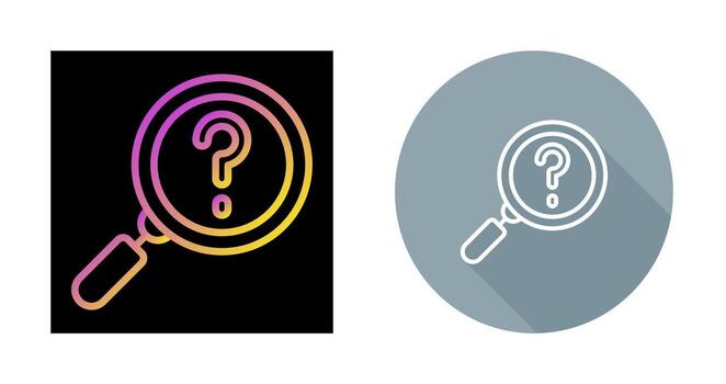 Problem Framing Vector Icon