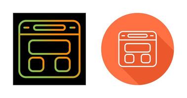 Browser Vector Icon