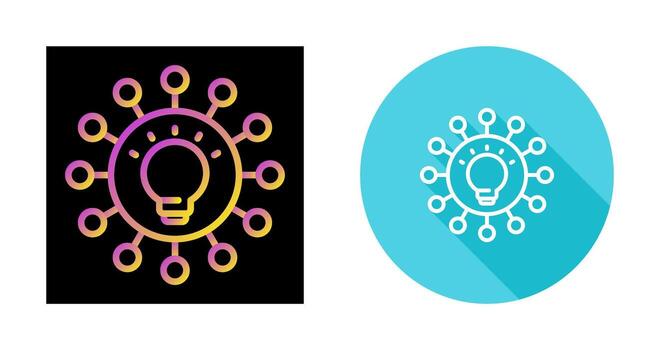 Mind Map Vector Icon