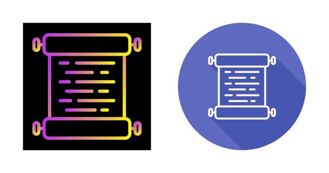 Scroll Vector Icon