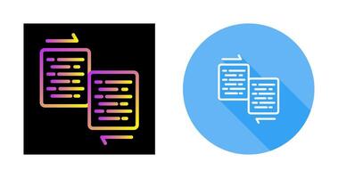 Document Merge Vector Icon