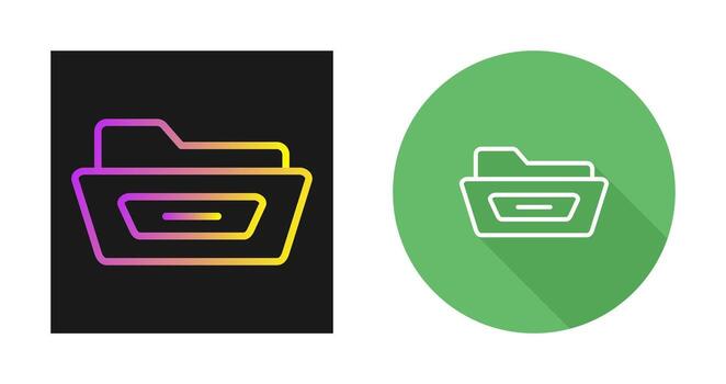 Open File Folder Vector Icon