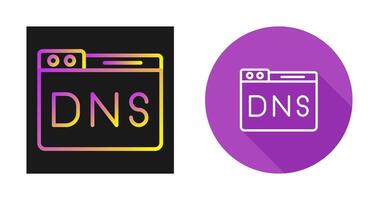 Domain DNS Management Vector Icon