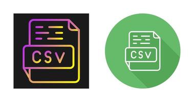 CSV Vector Icon