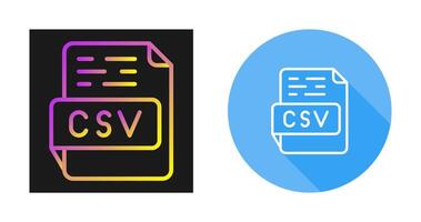 CSV Vector Icon
