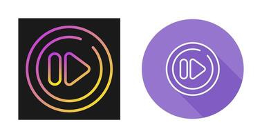 Next Track Circle Vector Icon