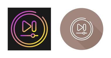 Video Next Track Button Vector Icon