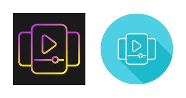 Video Gallery Vector Icon