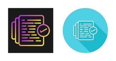 Document Versioning Vector Icon