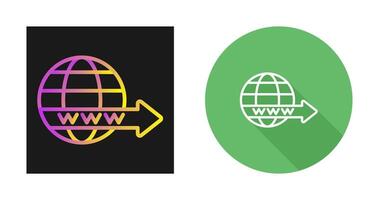 Domain Forwarding Vector Icon