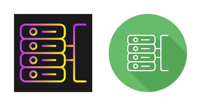 icono de vector de base de datos