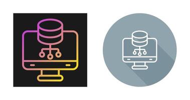 Database Management Vector Icon