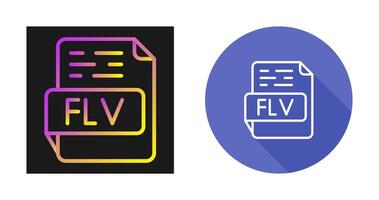 FLV Vector Icon