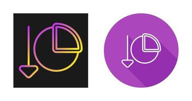 Chart Decreasing Vector Icon