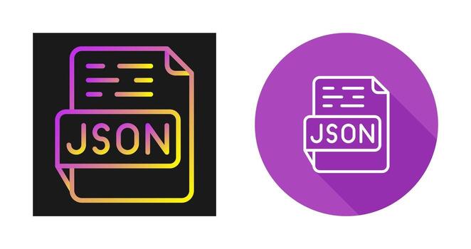JSON Vector Icon