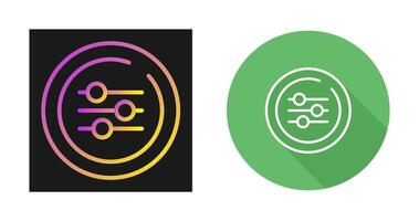 Equalizer Circle Vector Icon