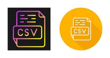 CSV Vector Icon
